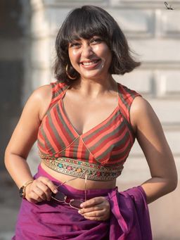 Suta - Multi-Colour Stylised Stitched Blouse