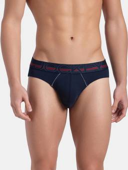 Jockey - US17 Men Super Combed Cotton Rib Solid Brief - Navy