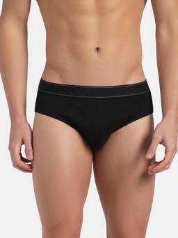 Jockey - 1010 Men Super Combed Cotton Solid Brief - Black