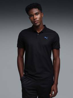 Puma - TRAIN ALL DAY Essentials Sweat-Wicking Slim black Polo T-Shirt