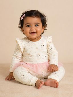 Mi Arcus - Cotton Printed Full Sleeves Sleepsuit