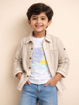 Mi Arcus - Printed T Shirt And Shirt For Boys