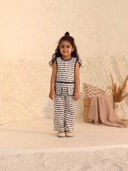 Spunkies - Girls Embroidered Round Neck Co-Ord Set