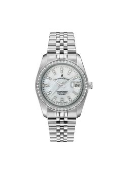 Jacques Du Manior - Analog Silver Round Dial Swiss Made Womens Watch - Nrop.01