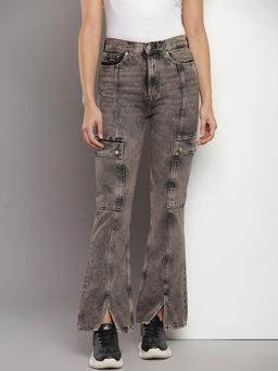Calvin Klein - Light Wash Bootcut Fit High Rise Jeans