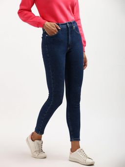 Calvin Klein - Cotton Skinny Fit High Rise Jeans
