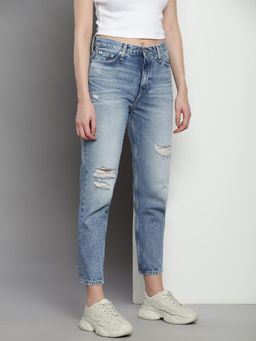 Calvin Klein - Heavy Wash Regular Fit Mid Rise Jeans