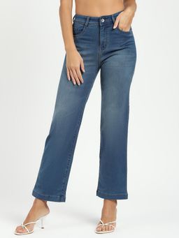 Global Republic - Womens Cotton Blend Solid Regular Fit Jeans