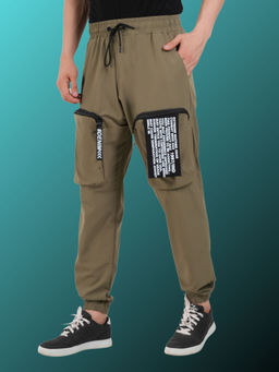 BOTABOCHI - Men Olive Original Cargo Pockets Joggers