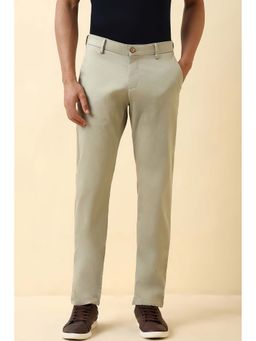 Allen Solly - Men Beige Textured Casual Trouser