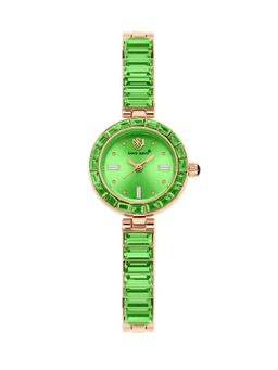 Sansi Mayo - Egyptian Stone Japanese Quartz Movement Green Dial Analog Watch - SM-L-242-RG-RG-GE (M)