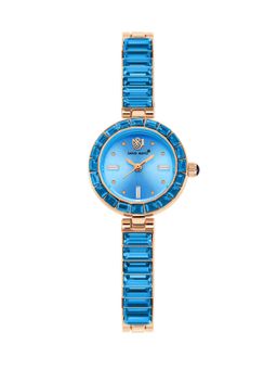 Sansi Mayo - Egyptian Stone Japanese Quartz Movement Blue Dial Analog Watch - SM-L-242-RG-RG-SB (M)