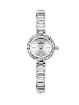 Sansi Mayo - Egyptian Stone Japanese Quartz Movement Grey Dial Analog Watch - SM-L-244-S-S-GR (M)