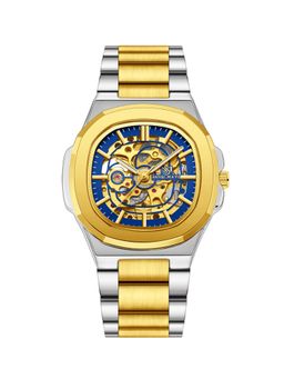Sansi Mayo - Zeus Two-Tone Automatic Blue Dial Analog Watch - SM-M-301-TTSG-G-GBL (M)