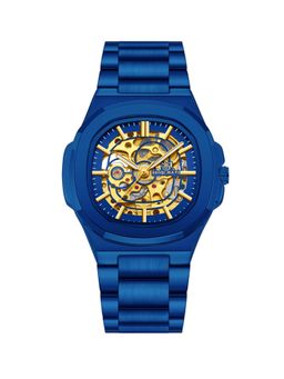 Sansi Mayo - Zeus Automatic Blue Dial Analog Watch - SM-M-304-BL-BL-GBL (M)