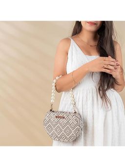 TEXTILE AND BEYOND - Women's White Handbag