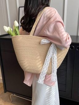 TEXTILE AND BEYOND - Women's Brown Handbag