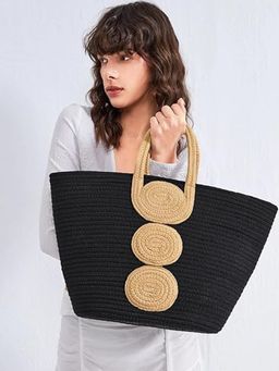 TEXTILE AND BEYOND - Women's Black Handbag