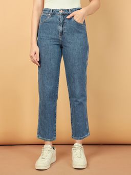 Wrangler - Blue Mom Fit Jeans
