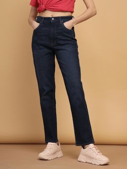 Wrangler - Blue Slim Fit High Rise Light Fade Jeans