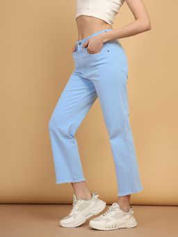 Wrangler - Blue Straight Fit Jeans
