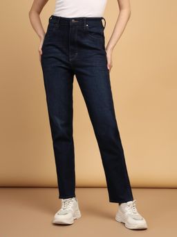 Wrangler - Blue Slim Fit High Rise Light Fade Jeans