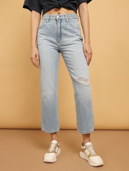 Wrangler - Blue Straight Fit Jeans