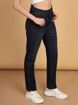 Wrangler - Blue Slim Fit High Rise Light Fade Jeans