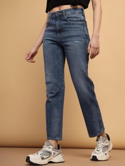 Wrangler - Blue Straight Fit Jeans