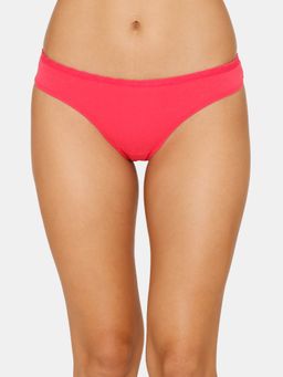 Zivame - Low Rise Zero Coverage Thong - Love Potion - Pink