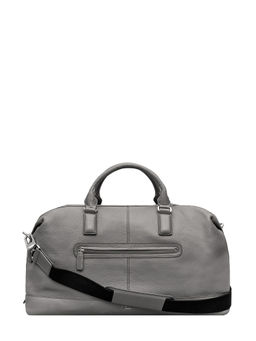 Eske - Grey Cosmos Bandit Unisex Leather Oversized Travel Duffle Bag 18 L Capacity