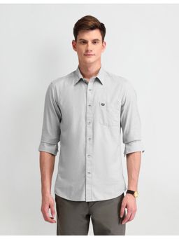 Arrow Sports - Slim Fit Herringbone Shirt