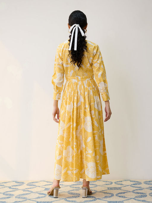 eliza j embroidered dress Cotton Dress With Openwork Embroidery main image 1