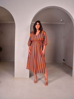 WHY SO BLUE - Hazel Wrap Dress