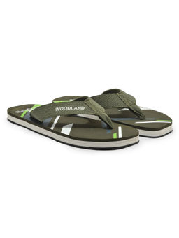 WOODLAND - Men Olive Green Flipflops