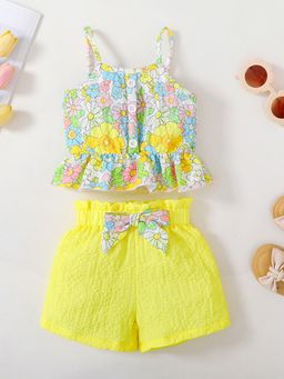 Hopscotch - 2-Piece Floral Vest and Shorts