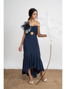 AMRTA- BY GUNEET KONDAL - Latino Vibes Blue Dress