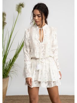 AMRTA- BY GUNEET KONDAL - Bolivia Salts White Dress