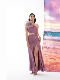 AMRTA- BY GUNEET KONDAL - Purple Rain Dress