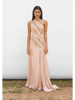 AMRTA- BY GUNEET KONDAL - Les Trois Peaches Embroidered Dress