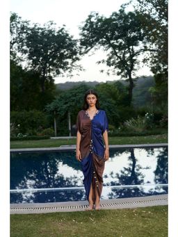 AMRTA- BY GUNEET KONDAL - Sunset Blues Dress