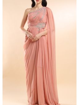 AMRTA- BY GUNEET KONDAL - The Classic Peach Dress