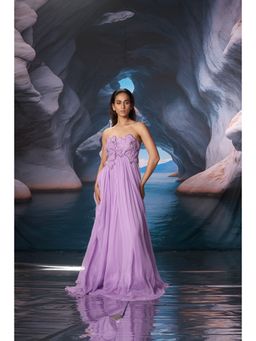 AMRTA- BY GUNEET KONDAL - Dusk down Lavender Gown