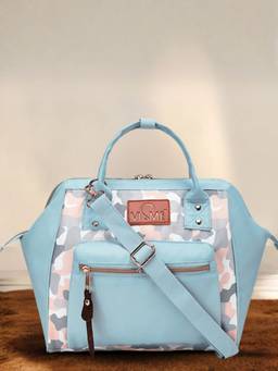 VISMIINTREND - Printed Diaper Backpack - Blue
