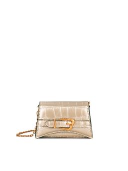 MIRAGGIO - Sybil Mini Crossbody Sling Bag With Detachable Strap - Gold (S)
