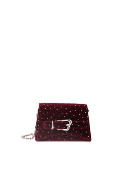 MIRAGGIO - Sybil Mini Crossbody Sling Bag With Detachable Strap - Wine (S)