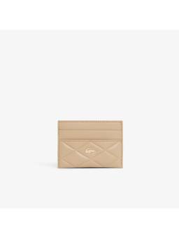 Lacoste - Solid Leather Cardholder - Brown