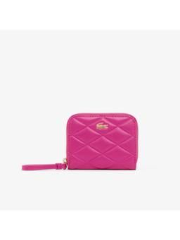 Lacoste - Small Leather Coin Pouch - Pink