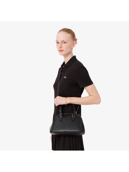 Lacoste - Small Champs-elysees Bugatti Handbag With Detachable Strap - Black