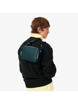 Lacoste - Small Chantaco Leather Sling Bag